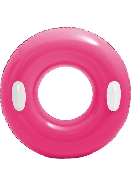Tutacaklı Parlak Simit - Intex - Pembe - 76 cm (59258)