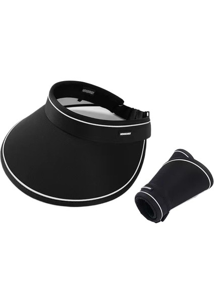 Yaz Uv Korumalı Kadın Boş Üst Güneş Şapkası Açık Tam Kapak Büyük Kenarlı Güneş Şapkası Katlanabilir Güneş Şapkası (Yurt Dışından)