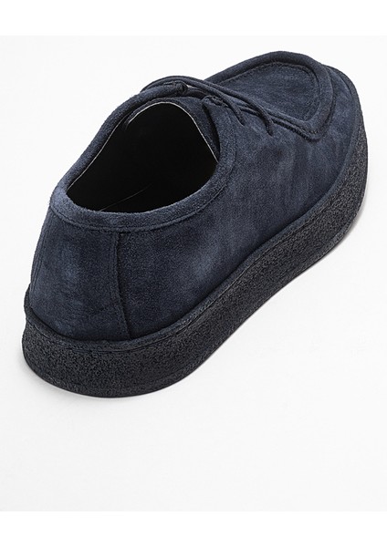 Erkek Bağcıklı Casual Ayakkabı Gerçek Deri T624 Lacivert fırsatları