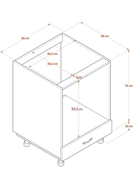 Ankastre Fırın Ocak Dolabı Fırın Dolabı Modüler Ankastre Ocak Dolabı fırsatları