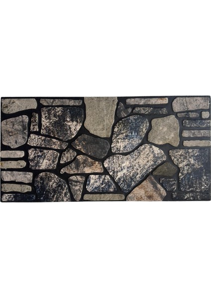 3 Boyutlu Karma Taş Desenli Strafor Duvar Kaplama Paneli