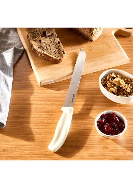 Dr. Inox Ekmek Bıçağı 32 cm Krem