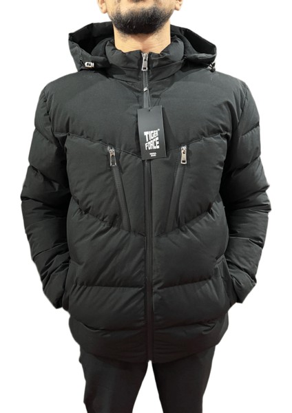 Kışlık Polarlı Fermuarlı Mont Siyah fiyatları