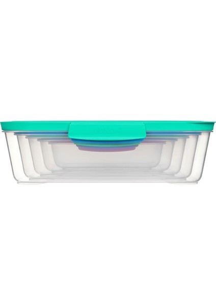 Nest It™ 5’li Saklama Kabı Seti – 330ML, 600ML, 1l, 1.5l, 2.3l – Bpa Free, Renkli modelleri