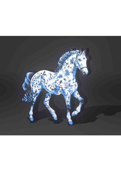 LED Işıklı Sanatsal At