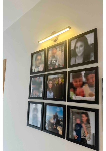 9 Adet Siyah Çerçeve Seti – 20X20 cm Kare Duvar Dekoru ve Fotoğraf Çerçevesi fiyatları