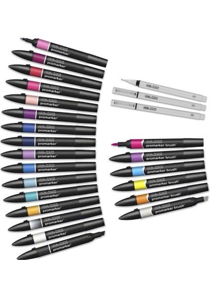 Promarker Modern Lettering Çantalı Set (25'li) fiyatları