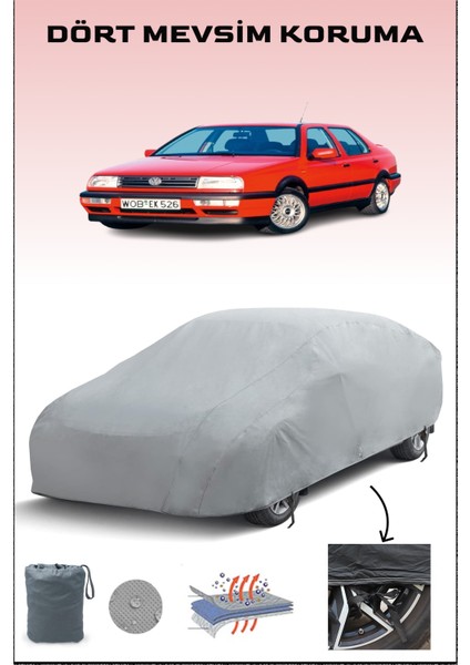 Volkswagen Jetta 3 ile Uyumlu Oto Branda, Araba Brandası, Su ve Güneş Geçirmez Araba Çadırı