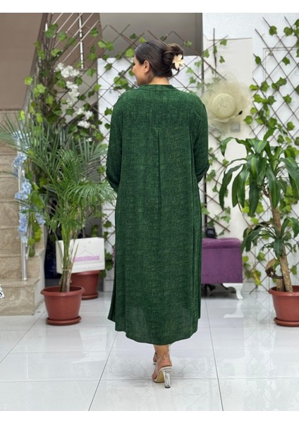 YS81007 Viskon Yasemin Elbise modelleri