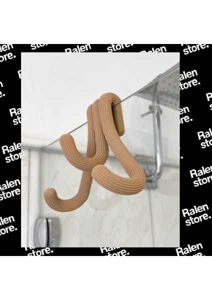 3`lü Havlu ve Bornoz Askılık | 10CM | Bej ( Yüksek Kalite 3D Baskı Pla ) fiyatları