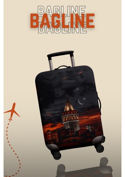 Esnek Valiz Kılıfı | Su Geçirmez, Yıkanabilir, Dayanıklı Kumaş | Tüm Boy Valizlerle Uyumlu Koruma Kılıfı