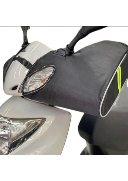 Motosiklet Ellik Koruma - Universal Reflektörlü Yapılı - Kalın Motosiklet Elcik Kılıf