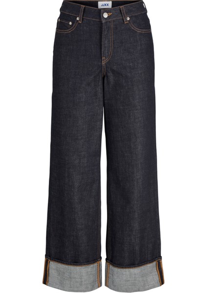 Kadin Genis Bacak Kalip Yüksek Bel Pantolon - Tokyo fırsatları