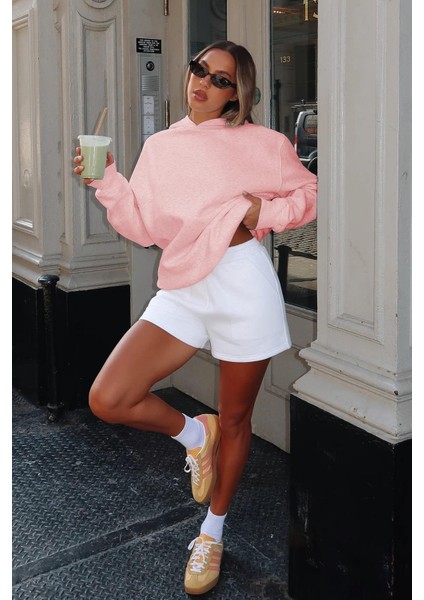 Beyaz Basic Kadın Şort MG2511