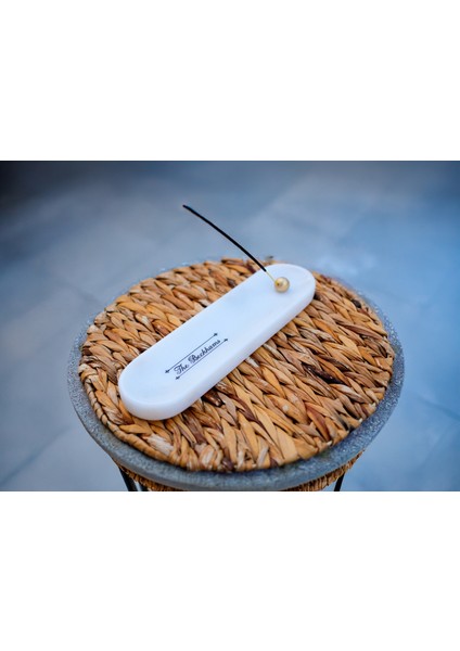 Dyana - Kişiselleştirilebilir 30 cm Lüks Mermer Tütsülük - Isim ve Tarih Yazılabilen Hediyelik Beyaz Mermer Tütsülük modelleri