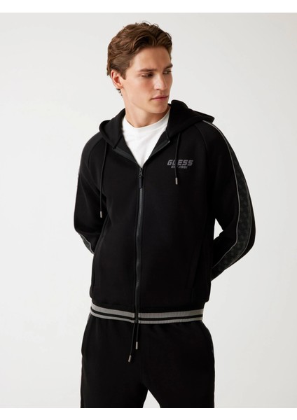 Finlo Erkek Siyah Aktif Sweatshirt Z5BQ12KB3P2-JBLK