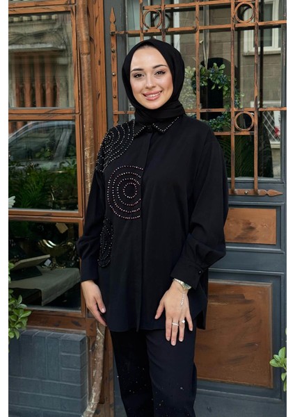 Almarwah Gömlek 101987 Siyah modelleri