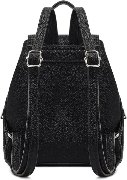 Kadın Siyah Baskılı Sırt Çantası 25SBD2550FT fırsatları