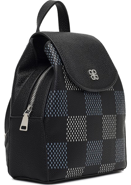 Kadın Siyah Baskılı Sırt Çantası 25SBD2550FT indirimleri