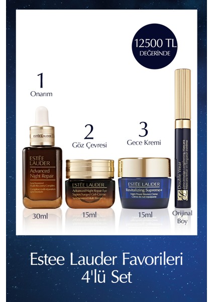 Favorileri 4'lü Set - Serum 30ML+ Göz Kremi 15ML+ Bounce Creme 15ML+ Maskara