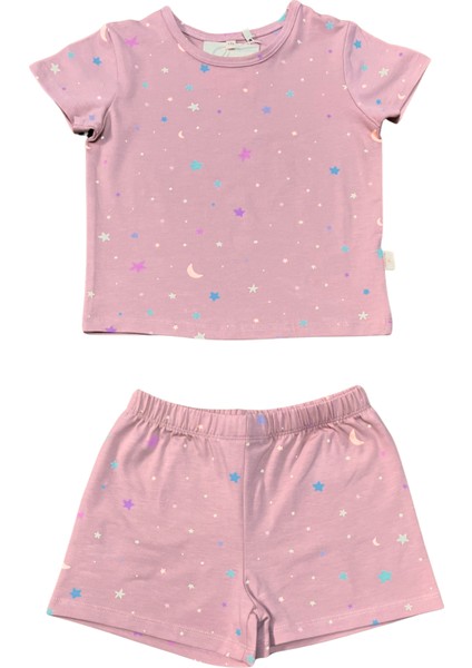 2'li Pijama Takımı - Salmon Pink Star