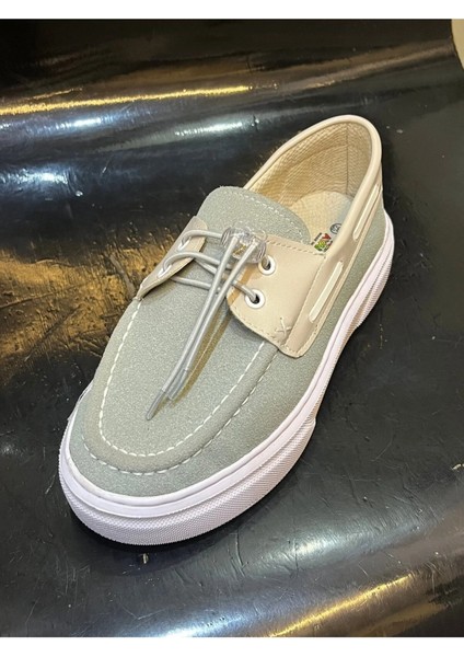 Loafer Ayakkabı Mint Yeşili Krem Ortopedik