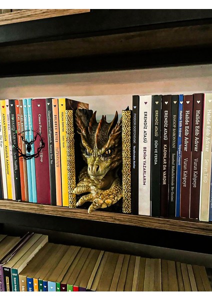 Hayatvesanat Ejderha / Kitaplık Figürü / Kitap Tutucu modelleri