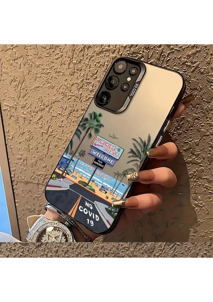 Samsung Galaxy S24FE Uyumlu Plaj Deniz Temalı Telefon Kılıfı MK01A modelleri