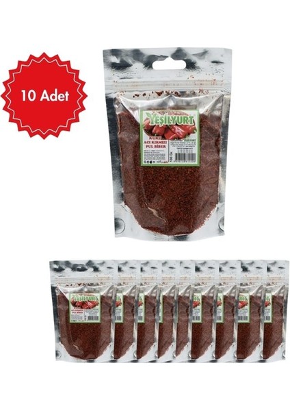 Acı Pul Biber 100 G | Doğal ve Katkısız Baharat | Yemeklere Yoğun Acı Lezzet