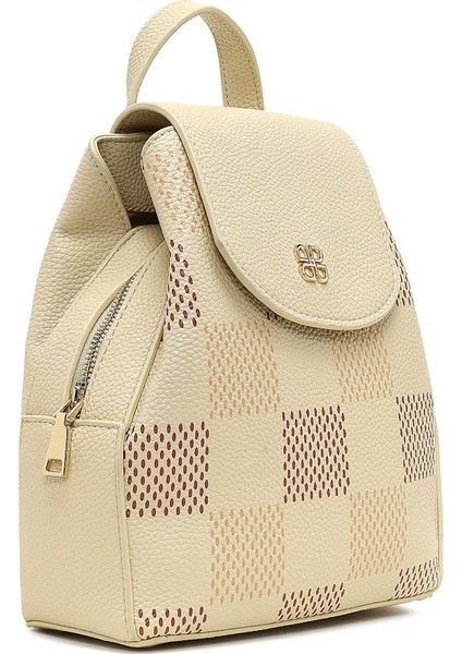 Kadın Bej Baskılı Sırt Çantası 25SBD2550FT indirimleri