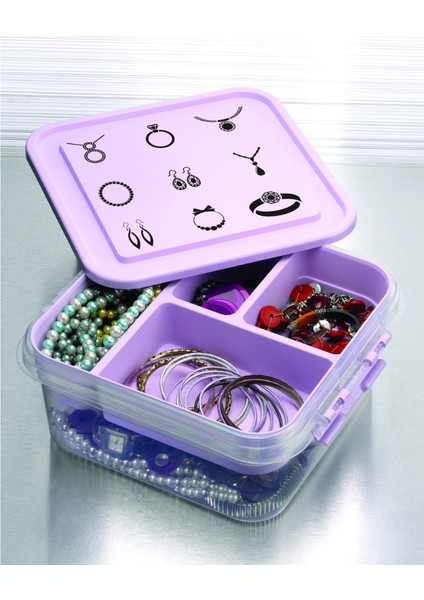 Takı Dikiş Kutusu Saklama Kabı Hobi Kutusu modelleri