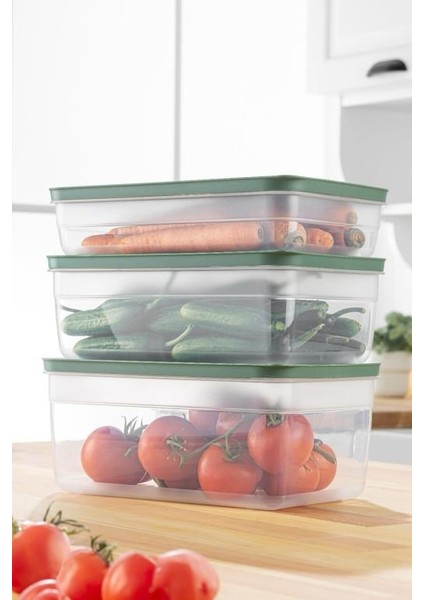 Tupper Model - Vakumlu - Mikrodalga Buzluk Saklama Kabı 3,8lt