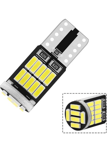 T10 LED 26 Ledli W5W Metal Ultra Power Canbus Beyaz Park Plaka Tavan Ampulü fırsatları