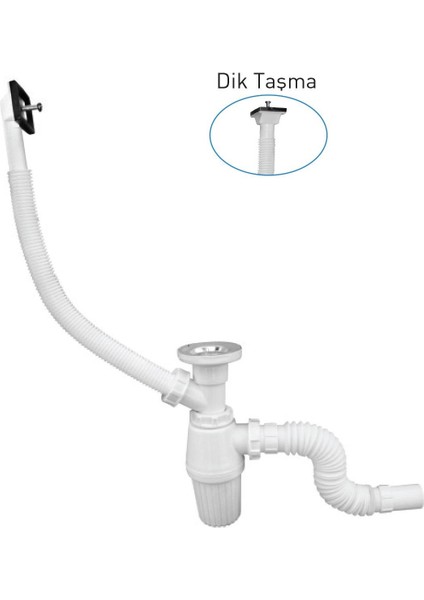 Taslı Evye Sifonu Taşmalı Körüklü (16403) modelleri