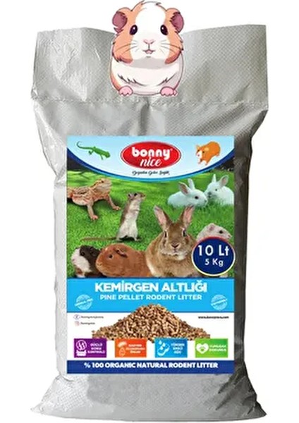 Çam Pelet Kemirgen Altlığı 5 kg 9 lt Ferah Koku ve Hijyenik Kullanım indirimleri