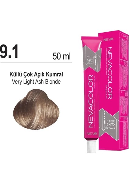 color Saç Boyası 9.1 Küllü Çok Açık Kumral