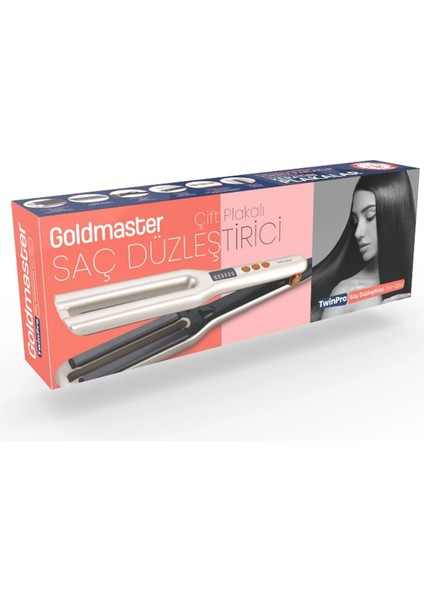 Twinpro Dijital Ekranlı Keratin Seramik Çift Plakalı Iyonik Saç Düzleştirici