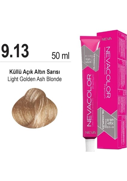 color Saç Boyası 9.13 Külü Açık Altın Sarısı