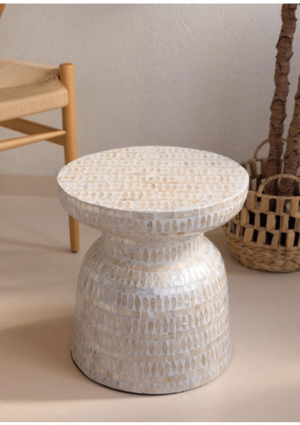 Sedef Tabure Yan Sehpa 38X40 cm TLC0102 modelleri