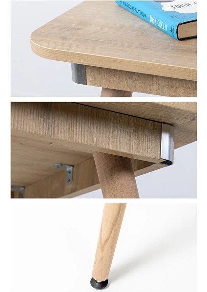 Bistro 160X80 cm / Dikdörtgen Mutfak Masası / Mutfak Yemek Masası / Dikdörtgen Masa / Meşe fiyatları