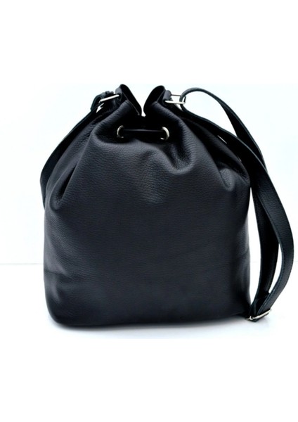 Siyah Büyük Torba Deri Askılı Çanta modelleri