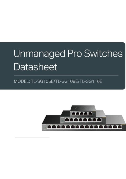 TL-SG116E, 16-Port Gigabit Unmanaged Pro Switch indirimleri