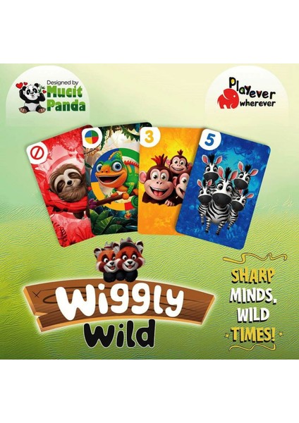 Mücit Panda Playever Wiggly Wild, Renk ve Sayı Eşleştirme Kart Oyunu (3-6 Yaş) fiyatları