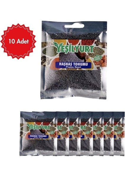 Haşhaş Tohumu 40 G | Doğal ve Katkısız | Hamur Işleri, Salata ve Yemekler Için