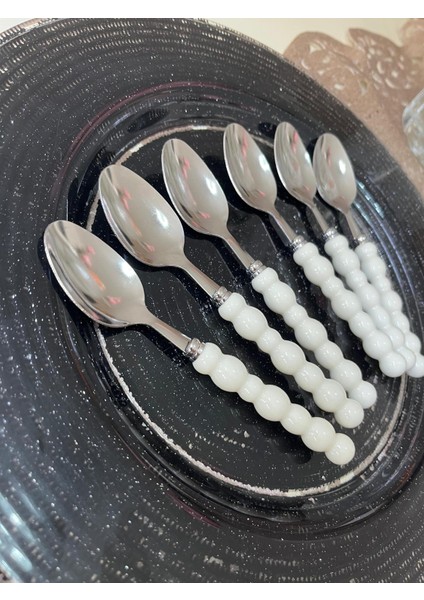 Incili 6 Kişilik Tatlı Kaşığı