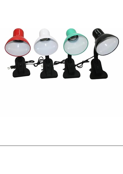 Litaetrend Mandallı Elektrikli Masa Lambası 1 Adet ROYALEKS-CLKN-594