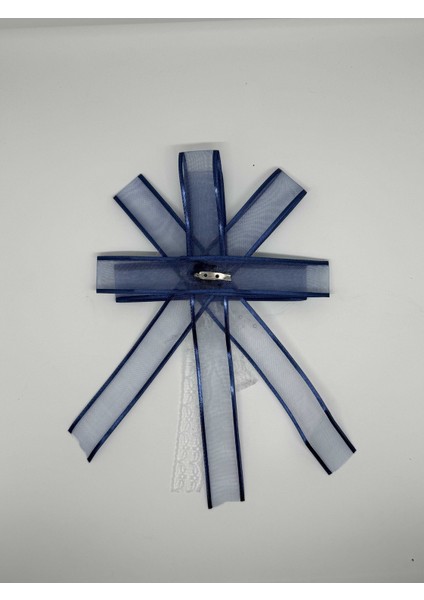 Gelin Bohçası Için Özel Incili 3 Adet Lacivert Bohça Çiçeği indirimleri