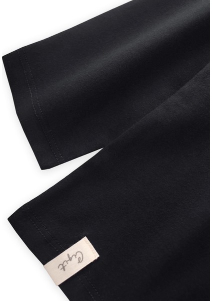 Mevsimlik Basic T-Shırt 8-14 Yaş Siyah modelleri