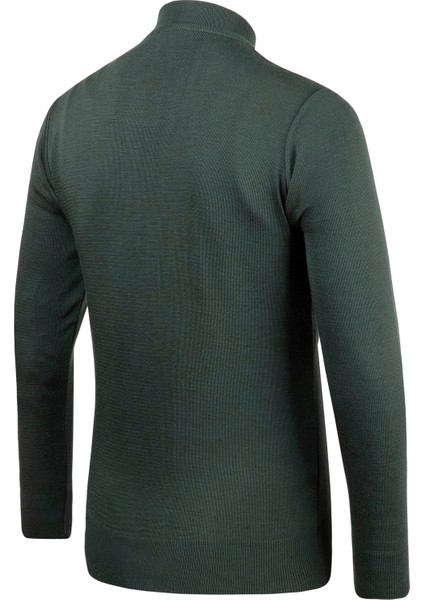 Erkek Yarım Balıkçı Kazak Desenli Çelik Örgü Klasik Kalıp - 5207B fırsatları