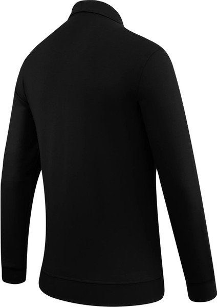 Erkek Polo Yaka Fermuarlı Sweat Düz Renk Klasik Kalıp - 5230F fırsatları